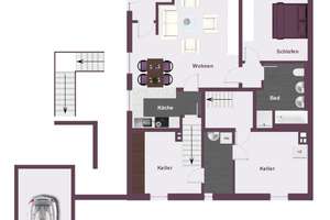 Schuch Immobilien - Raumwunder mit separater Einliegerwohnung in Blicklage – Die vollständige Adresse der Immobilie erhältst du vom Anbieter., 65817 Eppstein – Vorschaubild 44