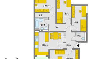 Schöne Eigentumswohnung in Leverkusen Rheindorf – An der Bergerweide 4, 51371 Rheindorf, Leverkusen – Vorschaubild 3