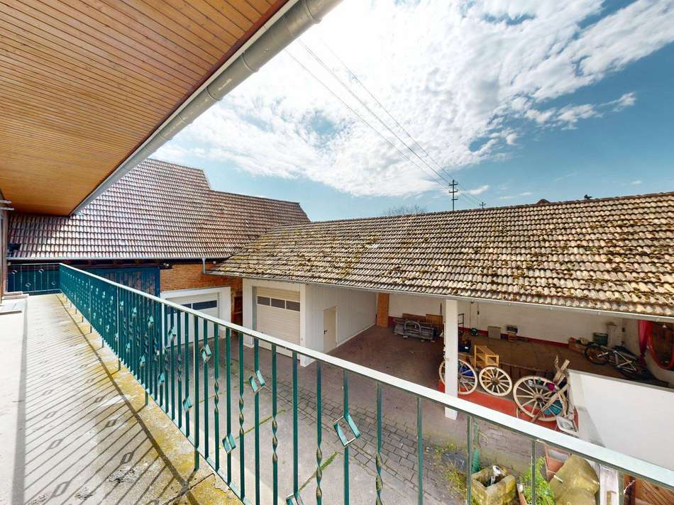 Balkon - Innenhof