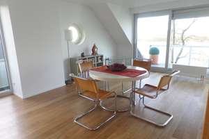 Penthouse Erste Rheinlage, möbliert auf Zeit – Die vollständige Adresse der Immobilie erhältst du vom Anbieter., 40489 Wittlaer, Düsseldorf – Vorschaubild 9