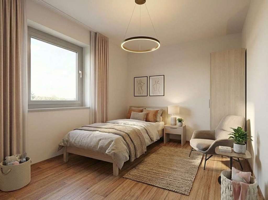 Immobilie in Isen -  Neubau 3-Zimmer-Wohnung mit Balkon – Garage geschenkt + KfW-Förderung sichern - Bild 2