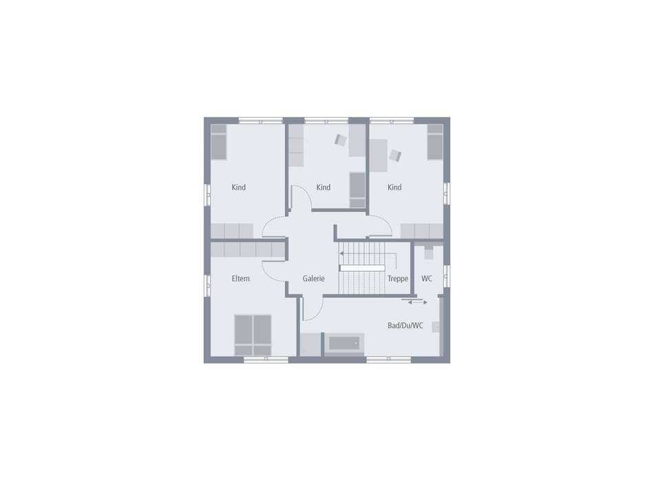 Grundriss Obergeschoss