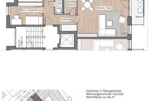 RUHIGE 3-RAUM WOHNUNG MIT LIFT IN LAUBEGAST – Die vollständige Adresse der Immobilie erhältst du vom Anbieter., 1279 Laubegast, Dresden – Vorschaubild 2