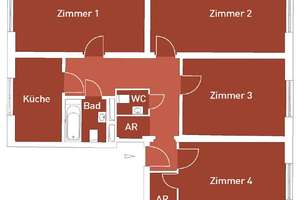 WG-Klassiker in der Innenstadt: 4-Zi-Wohnung am Altmarkt – Weiße Gasse 1, 1067 Innere Altstadt, Dresden – Vorschaubild 2