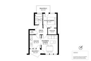 Wohnen mit Weitblick: Lichtdurchflutete 2-Zimmer-Wohnung mit zwei Balkonen – Die vollständige Adresse der Immobilie erhältst du vom Anbieter., 20253 Hoheluft-West, Hamburg – Vorschaubild 9