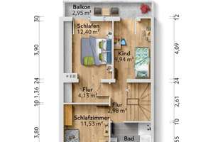 REIHENECKHAUS MIT CHARME, GARTEN, DOPPELGARAGE & VIEL PLATZ FÜR DIE FAMILIE IN GILCHING  – Die vollständige Adresse der Immobilie erhältst du vom Anbieter., 82205 Gilching – Vorschaubild 26