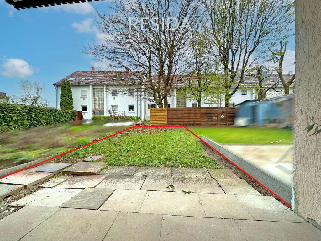 Immobilie in Ditzingen - Ditzingen: Modernisierte 2-Zi.-Wohnung mit Terrasse und Gartenanteil - Bild 4