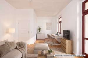 Sofort frei: 2-Raum-Wohnung mit großem Balkon ins Grüne, Parkett und Keller in Dresden-Laubegast – 1279 Laubegast, Dresden – Vorschaubild 2