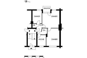 Helle Wohnung mit Balkon – Angeln 43, 28309 Hemelingen (Ortsteil), Bremen – Vorschaubild 6