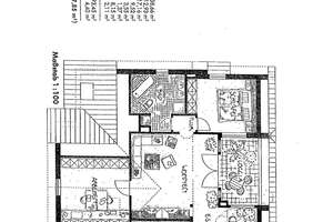 Zentral gelegene 3,5-Zimmer-Dachgeschoss-Wohnung mit  Loggia und EBK in Kressbronn