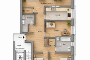 Exklusive 4-Zimmer-Wohnung in Bestlage von Babelsberg Nord mit zwei Balkonen