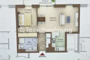 Tauschwohnung: 2-Zimmer-Wohnung in zentraler Lage (3min von der Alster)