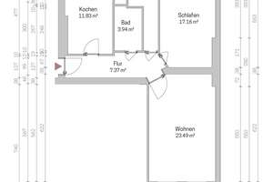 Charmante vermietete 2-Zimmer-Altbauwohnung mit Südbalkon (WE25) – Die vollständige Adresse der Immobilie erhältst du vom Anbieter., 13359 Gesundbrunnen, Berlin – Vorschaubild 10