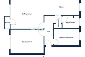 Modernisierte 3-Zimmer-Wohnung mit Balkon, Garage und Gartenzugang in Köln-Worringen – 50769 Worringen, Köln – Vorschaubild 14