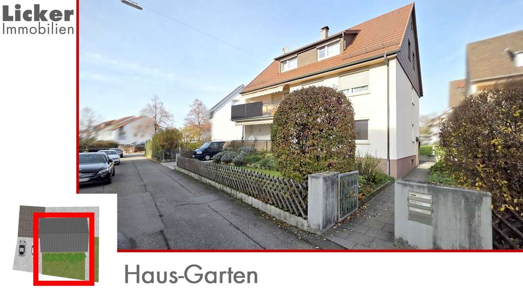 Immobilie in Ostfildern - 3 Fam.-Haus mit Doppelgarage, Werkstättle und Garten - Bild 4