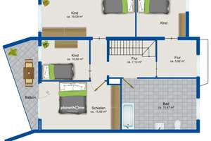 Modernes Bezugsfertig Reihenendhaus mit Garten, Kamin, Balkon in grüne Lage mit zusätz Mieteinnahme – Die vollständige Adresse der Immobilie erhältst du vom Anbieter., 47228 Hochemmerich, Duisburg – Vorschaubild 47