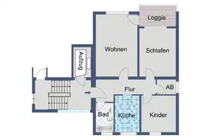 Großzügige 3-Zimmer-Wohnung mit Balkon – Wacholderweg 21, 34125 Kassel – Vorschaubild 4