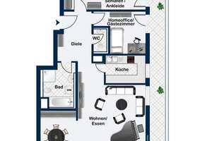 3 Zimmer Penthouse mit sonniger Südterrasse und Tiefgaragenstellplatz – Die vollständige Adresse der Immobilie erhältst du vom Anbieter., 70563 Höhenrand, Stuttgart – Vorschaubild 16