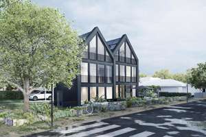 Architektendoppelhaus auf kleinem Grundstück 