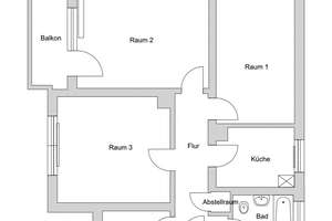 Über den Dächern zuhause: Modernisierte Wohnung mit Balkon im 5. Obergeschoss – 64287 Darmstadt-Ost, Darmstadt – Vorschaubild 13
