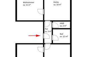 Walle / Schöne 3-Zimmer-Dachgeschosswohnung – Die vollständige Adresse der Immobilie erhältst du vom Anbieter., 28217 Westend, Bremen – Vorschaubild 8