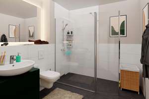 Barrierefreie Erdgeschosswohnung mit zwei Terrassen, Lounge und Garten – Wiltbergstraße 100 Haus 53, 13125 Buch, Berlin – Vorschaubild 5