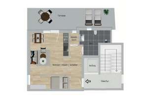 Moderne 1,5-Zimmer-Wohnung mit Terrasse – Neubau, hochwertige Ausstattung, Fertigstellung 2026