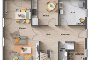 Strahlend und lauschig – ein Traumhaus für die Familie – Die vollständige Adresse der Immobilie erhältst du vom Anbieter., 75335 Dobel – Vorschaubild 9