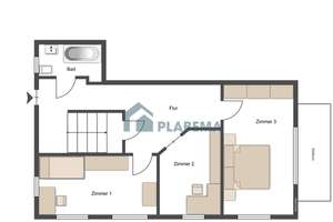 5- Zimmer- Wohnung über 2 Etagen mit kleinem Balkon zu vermieten – Feldstraße 38, 18273 Güstrow – Vorschaubild 14
