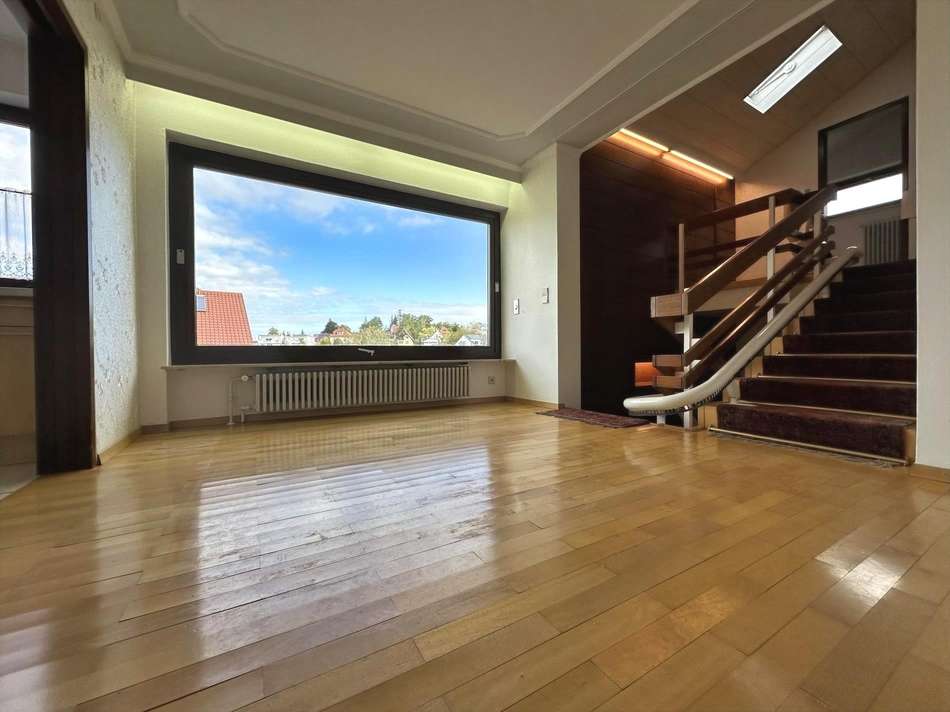 Treppe und Panoramablick