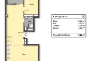 Schöne 4-Zimmer-Maisonettewohnung in der HafenCity – Die vollständige Adresse der Immobilie erhältst du vom Anbieter., 20457 HafenCity, Hamburg – Vorschaubild 17
