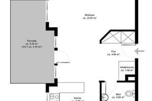 Dein charmantes Wohnglück mit Terrasse – Die vollständige Adresse der Immobilie erhältst du vom Anbieter., 22527 Stellingen, Hamburg – Vorschaubild 9