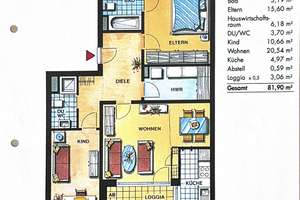 Ohligs Zentrum: Ruhige 3-Zi.-Whg. mit Südbalkon & Tiefgarage inklusive – Düsseldorfer Straße 81, 42697 Ohligs/Aufderhöhe/Merscheid, Solingen – Vorschaubild 22