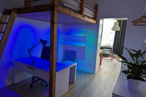 Super zentral - MÖBLIERT - renoviert - große Einbauküche mit Spülmaschine - Hochbett - Arbeitsplatz – Promenadenstr. 41, 52062 Aachen – Vorschaubild 11