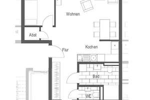 Lichtdurchflutete 3-Raum-Wohnung mit Einbauküche und Balkon – Friedrichstraße 3, 1067 Friedrichstadt, Dresden – Vorschaubild 7