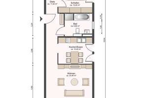 Riedberg: Hochwertige 3-Zimmer-Gartenwohnung mit 2 TG-Stellplätzen – 60438 Kalbach-Riedberg, Frankfurt am Main – Vorschaubild 11