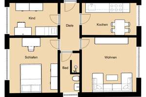 Rarität in Ulm-Mitte: Gepflegte 3-Zimmer-Wohnung mit Fernwärme und Garage. – Ensingerstraße 33, 89073 Mitte, Ulm – Vorschaubild 15