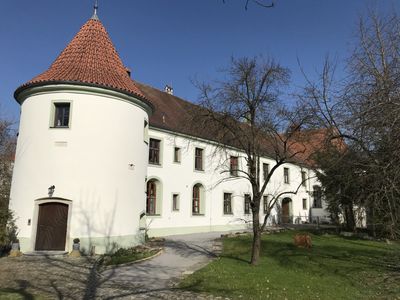 Denkmalgeschützter Teil einer Schlossanlage