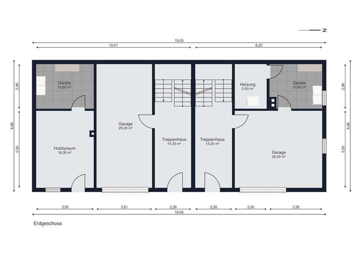 Grundrisse Erdgeschoss 