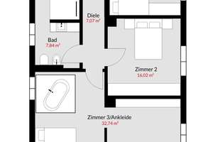 Töging am Inn - Elegant. Großzügig. Modernisiert. - Stilvolles Kaffeemühlenhaus mit Poolanlage! – Die vollständige Adresse der Immobilie erhältst du vom Anbieter., 84513 Töging am Inn – Vorschaubild 10