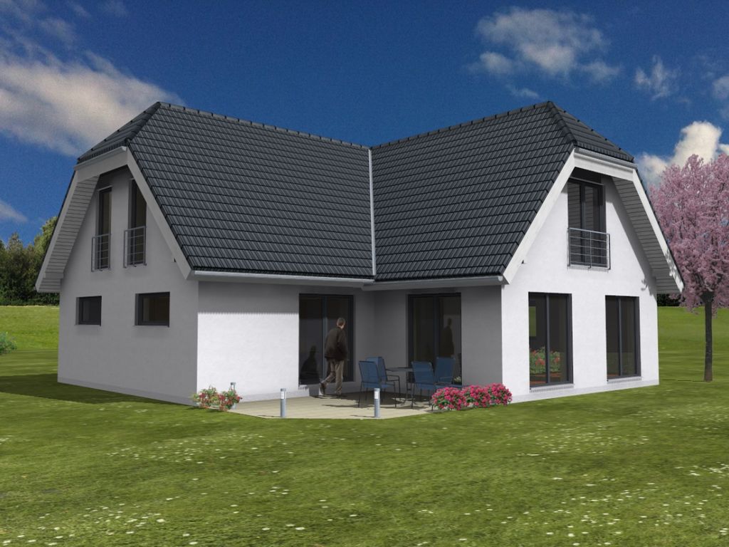 Geplantes freistehendes Einfamilienhaus in Südwestlage ++++