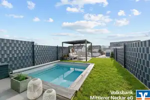 Stilvolles Reihenmittelhaus mit Garten und Pool - Einziehen & Genießen. – Esslingen (Kreis) – Vorschaubild 1