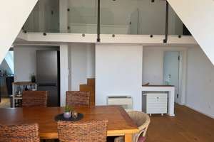 Helle, 3Zimmer Maisonette Wohnung, Süd-Dachterasse mit Blick in die Berge, 2Bäder und Galerie – Edelweißstraße 12, 81541 Obergiesing, München – Vorschaubild 3