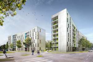 Schöne 1-Zimmer-Wohnung mit Balkon Neubaustandard in Stuttgart-Freiberg