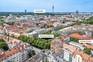 Schwabing – am Hohenzollernplatz: 4-Zimmer-Maisonettewhg. im DG mit Balkon zum Innenhof, Lift & TG. – Die vollständige Adresse der Immobilie erhältst du vom Anbieter., 80796 Neuschwabing, München – Vorschaubild 2