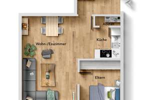 Zwei-Zimmer-Wohnung mit viel Potenzial am Stadtwald!  – Die vollständige Adresse der Immobilie erhältst du vom Anbieter., 46397 Bocholt – Vorschaubild 10