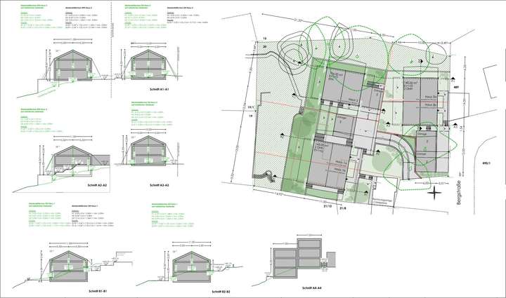 Plan aus Bauvorbescheid
