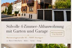 Stilvolle 4-Zi.-Altbauwohnung mit Privatgarten am Haigst – 70597 Haigst, Stuttgart – Vorschaubild 20