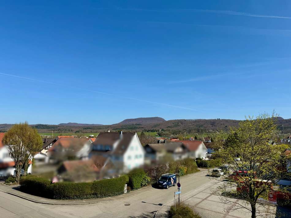 Ausblick vom Dachbalkon