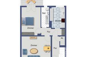 zwei vermietete 2 Zi + Dachbodenanteil als Ausbaureserve in 2 Familienhaus mit Garten – Die vollständige Adresse der Immobilie erhältst du vom Anbieter., 30519 Waldheim, Hannover – Vorschaubild 12